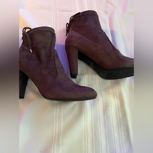 Brand new suede ankle boots . Fits size 8